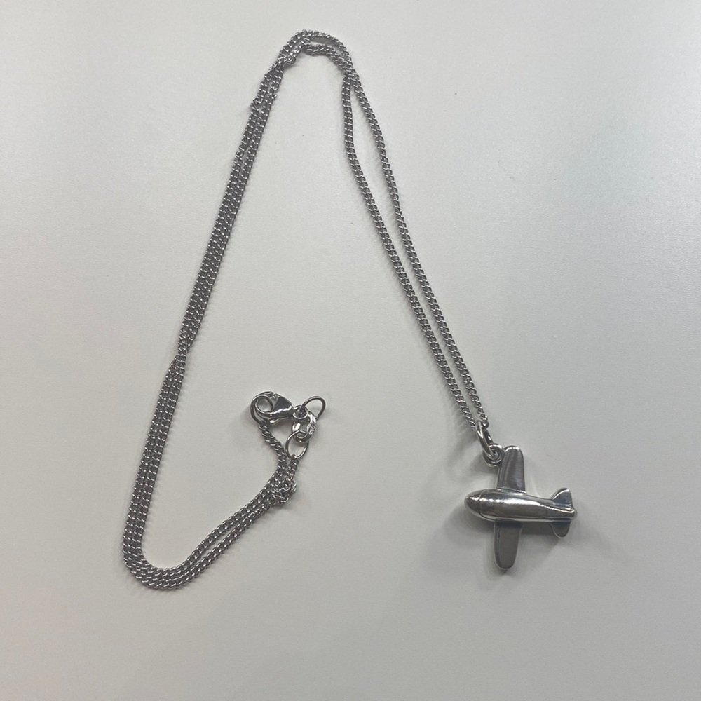 James Avery Airplane Necklace